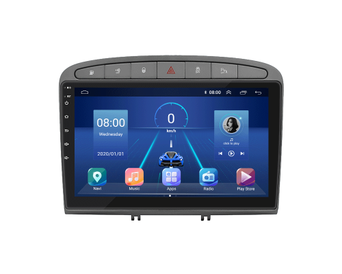 Штатная магнитола Lesko для Peugeot RCZ I 2010-2012 экран 9" 2/32Gb Wi-Fi GPS Base