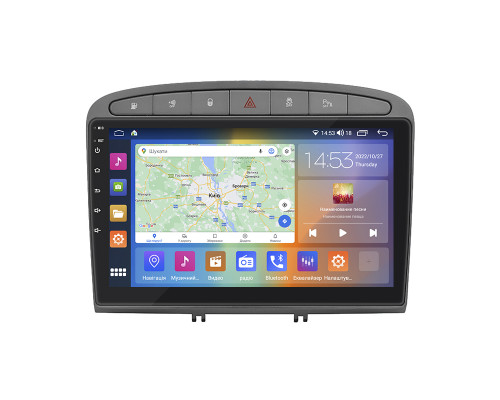 Штатная магнитола Lesko для Peugeot RCZ I 2010-2012 экран 9" 4/64Gb CarPlay 4G Wi-Fi GPS Prime