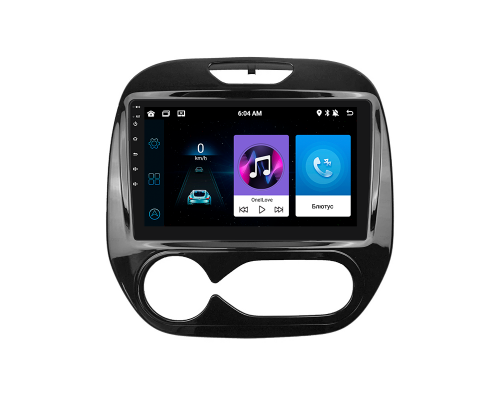 Штатная магнитола Lesko для Renault Captur I Рестайлинг 2017-2019 экран 9" 1/16Gb Wi-Fi GPS Base