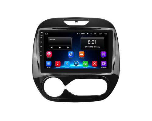 Штатная магнитола Lesko для Renault Captur I Рестайлинг 2017-2019 экран 9" 2/32Gb Wi-Fi GPS Base