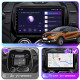 Штатная магнитола Lesko для Renault Captur I Рестайлинг 2017-2019 экран 9" 4/64Gb CarPlay 4G Wi-Fi GPS Prime