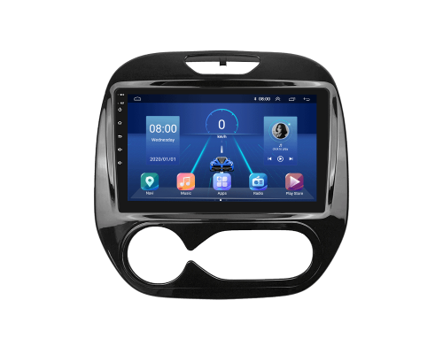 Штатная магнитола Lesko для Renault Captur I Рестайлинг 2017-2019 экран 9" 6/128Gb 4G Wi-Fi GPS Top