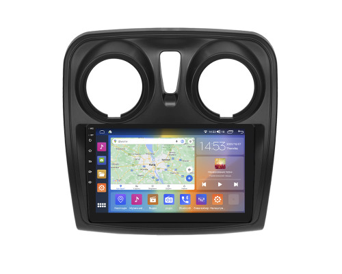 Штатная магнитола Lesko для Renault Dokker I 2012-н.в. экран 9" 2/32Gb CarPlay 4G Wi-Fi GPS Prime