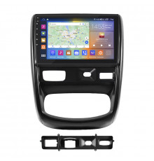 Штатная магнитола Lesko для Renault Duster I 2010-2015 экран 9" 4/64Gb CarPlay 4G Wi-Fi GPS Prime