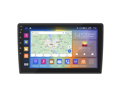Штатная магнитола Lesko для Renault Duster I Рестайлинг 2015-2021 экран 9" 2/32Gb CarPlay 4G Wi-Fi GPS Prime