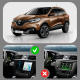 Штатная магнитола Lesko для Renault Kadjar I 2015-2018 экран 9" 2/32Gb Wi-Fi GPS Base