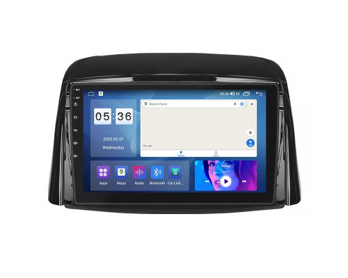 Штатная магнитола Lesko для Renault Koleos I 2008-2011 экран 9" 2/32Gb CarPlay 4G Wi-Fi GPS Prime