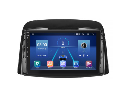 Штатная магнитола Lesko для Renault Koleos I 2008-2011 экран 9" 2/32Gb 4G Wi-Fi GPS Top