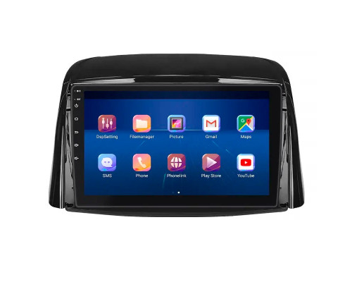 Штатная магнитола Lesko для Renault Koleos I Рестайлинг 2 2013-2016 экран 9" 6/128Gb 4G Wi-Fi GPS Top