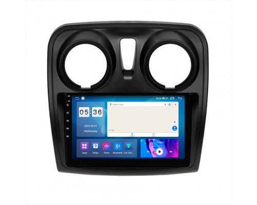 Штатная магнитола Lesko для Renault Lodgy  2012-н.в экран 9" 4/64Gb CarPlay 4G Wi-Fi GPS Prime