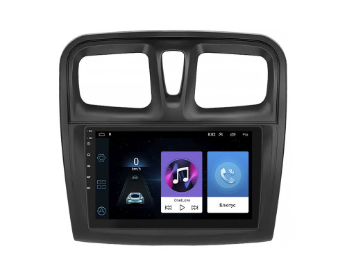 Штатная магнитола Lesko для Renault Logan II ver 2 2012-2018 экран 10" 1/16Gb Wi-Fi GPS Base