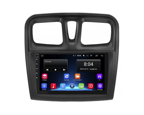 Штатная магнитола Lesko для Renault Logan II ver 2 2012-2018 экран 10" 2/32Gb Wi-Fi GPS Base
