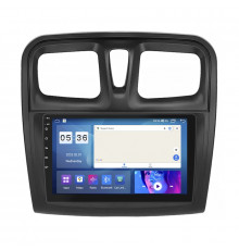 Штатная магнитола Lesko для Renault Logan II ver 2 2012-2018 экран 10" 2/32Gb CarPlay 4G Wi-Fi GPS Prime