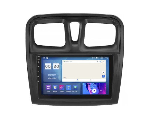 Штатная магнитола Lesko для Renault Logan II ver 2 2012-2018 экран 10" 2/32Gb CarPlay 4G Wi-Fi GPS Prime