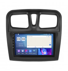 Штатная магнитола Lesko для Renault Logan II ver 2 2012-2018 экран 9" 4/64Gb CarPlay 4G Wi-Fi GPS Prime