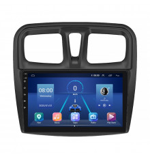 Штатная магнитола Lesko для Renault Logan II Рестайлинг 2018-н.в экран 10" 6/128Gb 4G Wi-Fi GPS Top