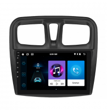 Штатная магнитола Lesko для Renault Sandero II 2013-2018 экран 9" 2/32Gb Wi-Fi GPS Base
