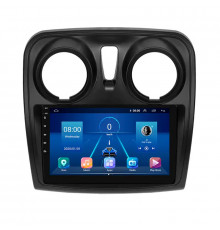 Штатная магнитола Lesko для Renault Sandero II ver 2 2013-2018 экран 9" 6/128Gb 4G Wi-Fi GPS Top