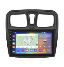 Штатная магнитола Lesko для Renault Sandero II Рестайлинг 2018-н.в экран 10" 4/64Gb CarPlay 4G Wi-Fi GPS Prime