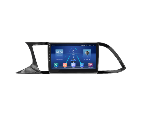 Штатная магнитола Lesko для SEAT Leon III 2012-2016 экран 9" 2/32Gb 4G Wi-Fi GPS Top