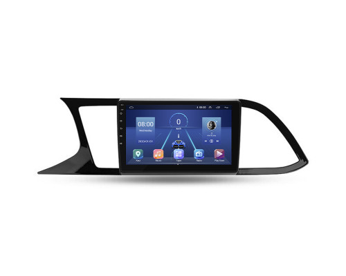 Штатная магнитола Lesko для SEAT Leon III Рестайлинг 2016-2020 экран 9" 4/64Gb 4G Wi-Fi GPS Top