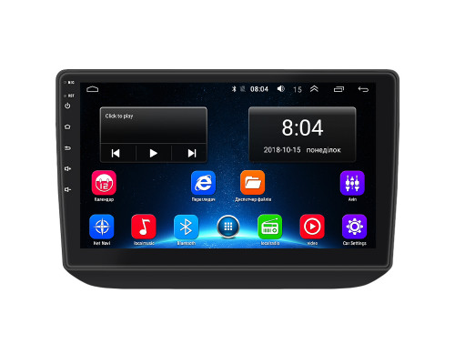 Штатная магнитола Lesko для Skoda Fabia II 2007-2010 экран 10" 2/32Gb Wi-Fi GPS Base