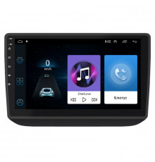 Штатная магнитола Lesko для Skoda Fabia II Рестайлинг 2010-2014 экран 10" 1/16Gb Wi-Fi GPS Base