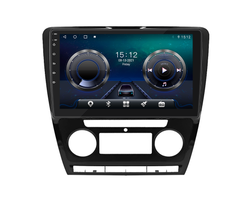 Штатная магнитола Lesko для Skoda Octavia II (A5) 2004-2009 экран 10" 4/64Gb 4G Wi-Fi GPS Top