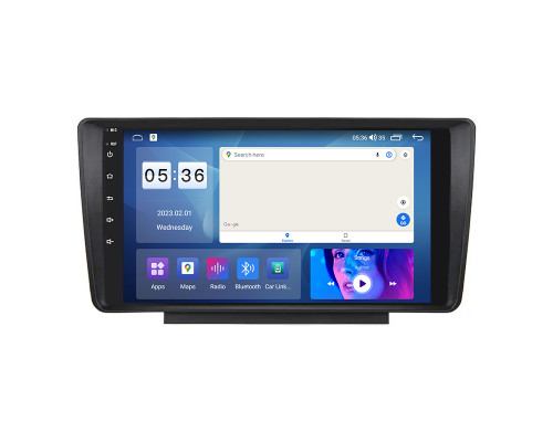 Штатная магнитола Lesko для Skoda Octavia II (A5) ver 2 2004-2013 экран 9" 4/64Gb CarPlay 4G Wi-Fi GPS Prime