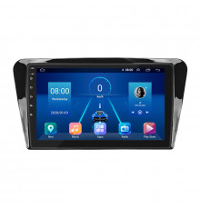 Штатная магнитола Lesko для Skoda Octavia III (A7) 2013-2017 экран 10" 4/32Gb 4G Wi-Fi GPS Top