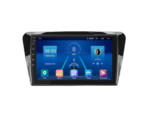 Штатная магнитола Lesko для Skoda Octavia III (A7) 2013-2017 экран 10" 4/32Gb 4G Wi-Fi GPS Top