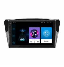 Штатная магнитола Lesko для Skoda Octavia III (A7) Рестайлинг 2017-2020 экран 10" 1/16Gb Wi-Fi GPS Base