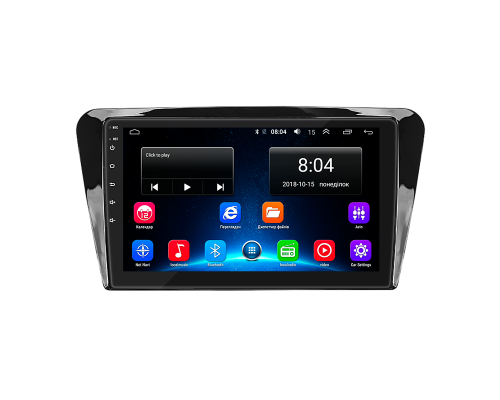 Штатная магнитола Lesko для Skoda Octavia III (A7) Рестайлинг 2017-2020 экран 10" 2/32Gb Wi-Fi GPS Base