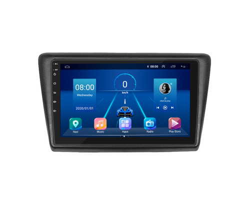 Штатная магнитола Lesko для Skoda Rapid I 2012-2017 экран 9" 4/64Gb 4G Wi-Fi GPS Top