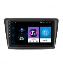 Штатная магнитола Lesko для Skoda Rapid I Рестайлинг 2017-2020 экран 9" 1/16Gb Wi-Fi GPS Base