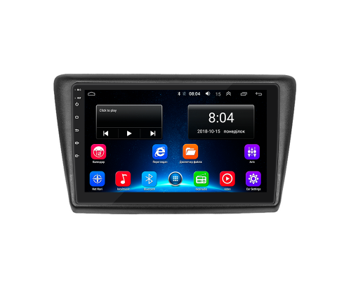 Штатная магнитола Lesko для Skoda Rapid I Рестайлинг 2017-2020 экран 9" 2/32Gb Wi-Fi GPS Base