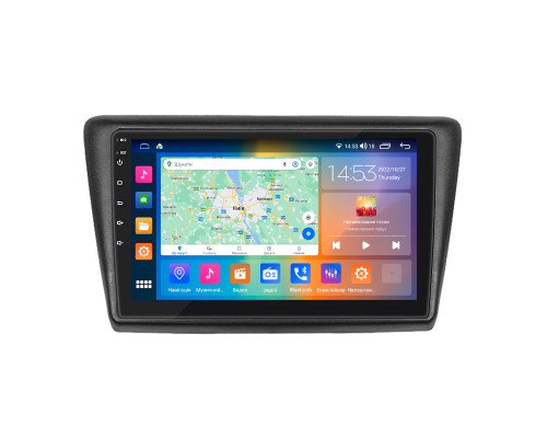 Штатная магнитола Lesko для Skoda Rapid I Рестайлинг 2017-2020 экран 9" 4/64Gb CarPlay 4G Wi-Fi GPS Prime