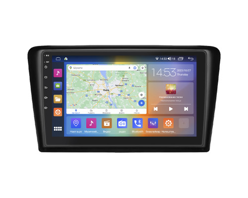 Штатная магнитола Lesko для Skoda Spaceback  2014-2019 экран 9" 2/32Gb CarPlay 4G Wi-Fi GPS Prime