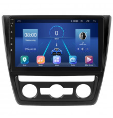 Штатная магнитола Lesko для Skoda Yeti I 2009-2014 экран 10" 6/128Gb 4G Wi-Fi GPS Top