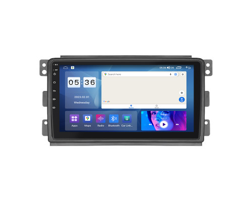 Штатная магнитола Lesko для Smart Fortwo 451 2007-2010 экран 9" 2/32Gb CarPlay 4G Wi-Fi GPS Prime