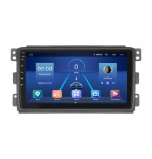 Штатная магнитола Lesko для Smart Fortwo 451 2007-2010 экран 9" 6/128Gb 4G Wi-Fi GPS Top