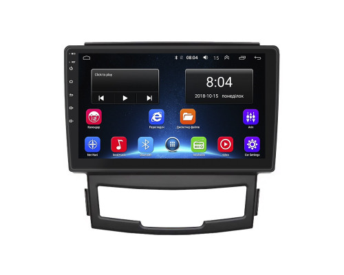 Штатная магнитола Lesko для SsangYong Actyon II 2010-2013 экран 9" 2/32Gb Wi-Fi GPS Base