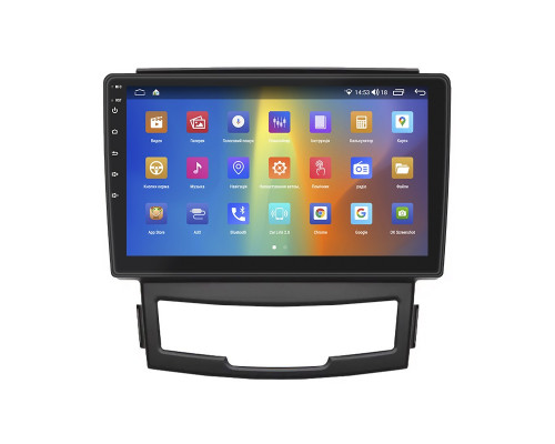 Штатная магнитола Lesko для SsangYong Actyon II 2010-2013 экран 9" 2/32Gb CarPlay 4G Wi-Fi GPS Prime