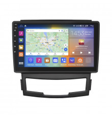 Штатная магнитола Lesko для SsangYong Korando III 2010-2013 экран 9" 2/32Gb CarPlay 4G Wi-Fi GPS Prime