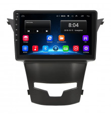 Штатная магнитола Lesko для SsangYong Korando III Рестайлинг 2013-2017 экран 9" 2/32Gb Wi-Fi GPS Base