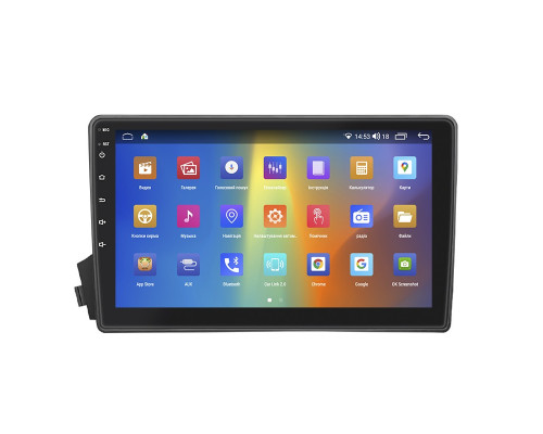 Штатная магнитола Lesko для SsangYong Kyron I 2005-2007 экран 9" 4/64Gb CarPlay 4G Wi-Fi GPS Prime