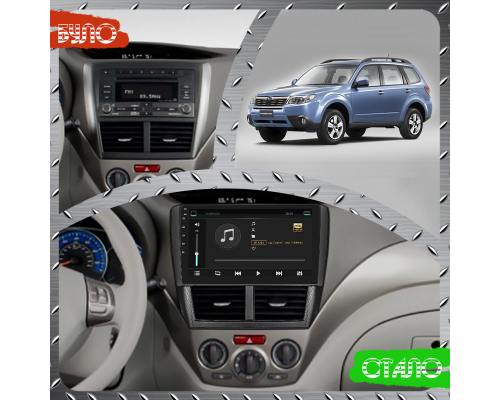 Штатная магнитола Lesko для Subaru Forester III 2007-2011 экран 9" 1/16Gb Wi-Fi GPS Base