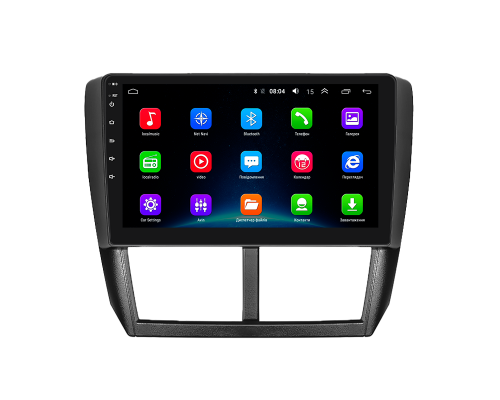 Штатная магнитола Lesko для Subaru Forester III 2007-2011 экран 9" 2/32Gb Wi-Fi GPS Base