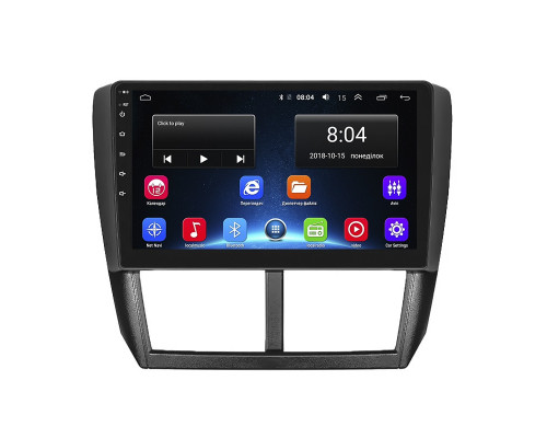 Штатная магнитола Lesko для Subaru Impreza III 2007-2011 экран 9" 2/32Gb Wi-Fi GPS Base