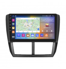 Штатная магнитола Lesko для Subaru Impreza III 2007-2011 экран 9" 4/64Gb CarPlay 4G Wi-Fi GPS Prime